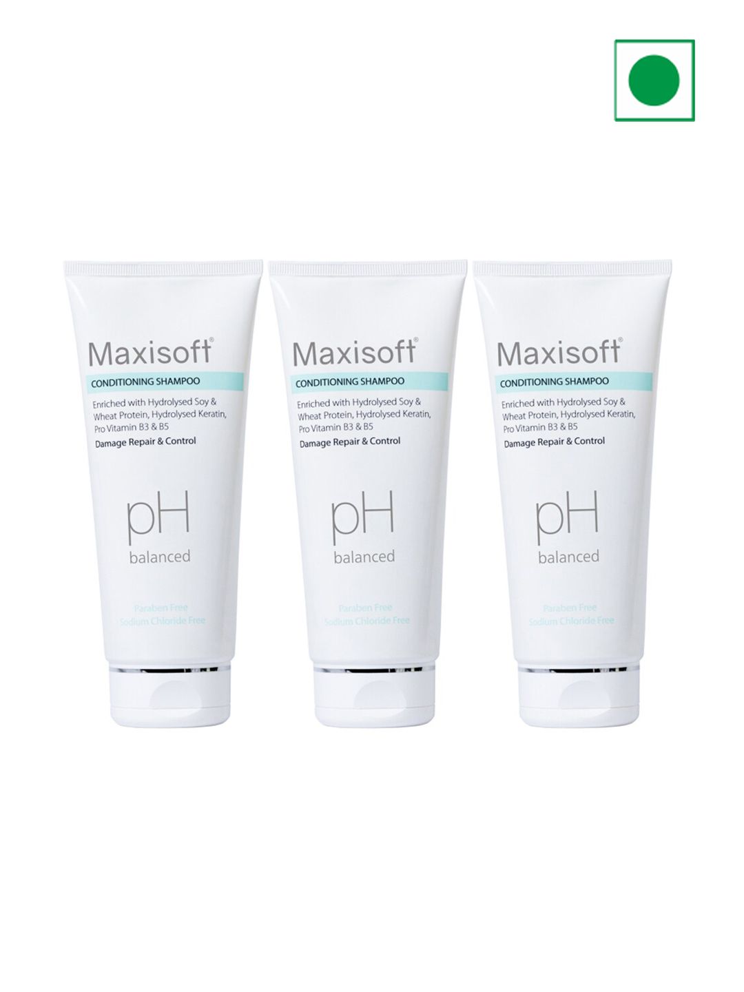 Maxisoft Set Of 3 Conditioning Shampoo For Damage Repair & Control - 100ml Each-image-43