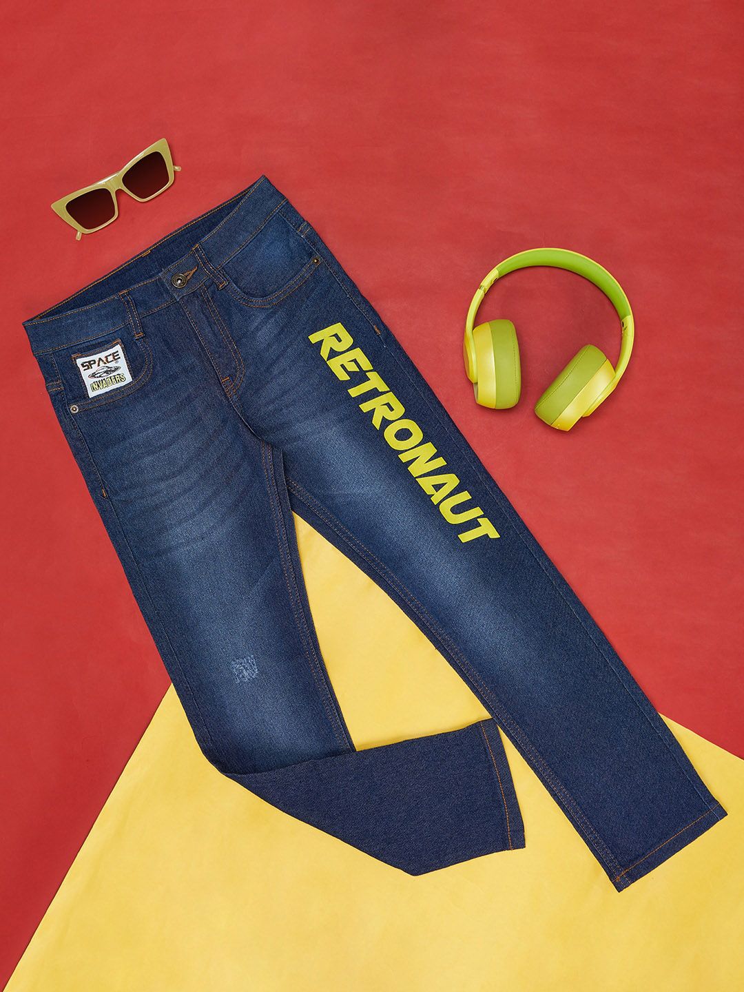 Pantaloons Junior Boys Printed Clean Look Light Fade Stretchable Joggers-picture-24