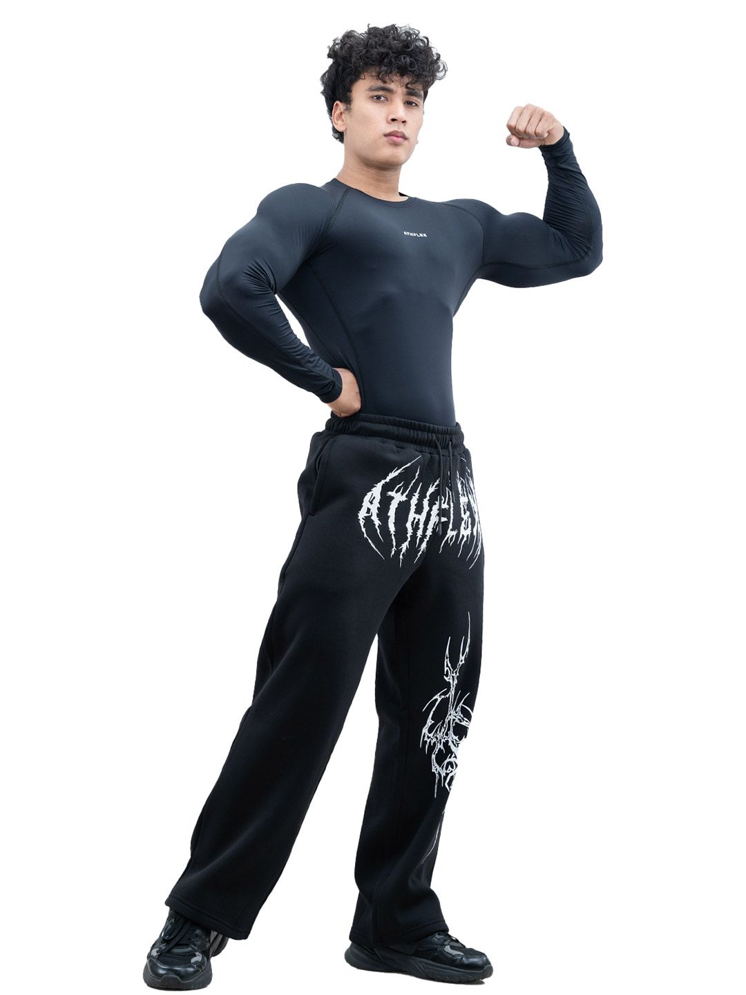 Buy Athflex Men Full Sleeve Ace Compression Gym Wear T Shirt - Tshirts ...