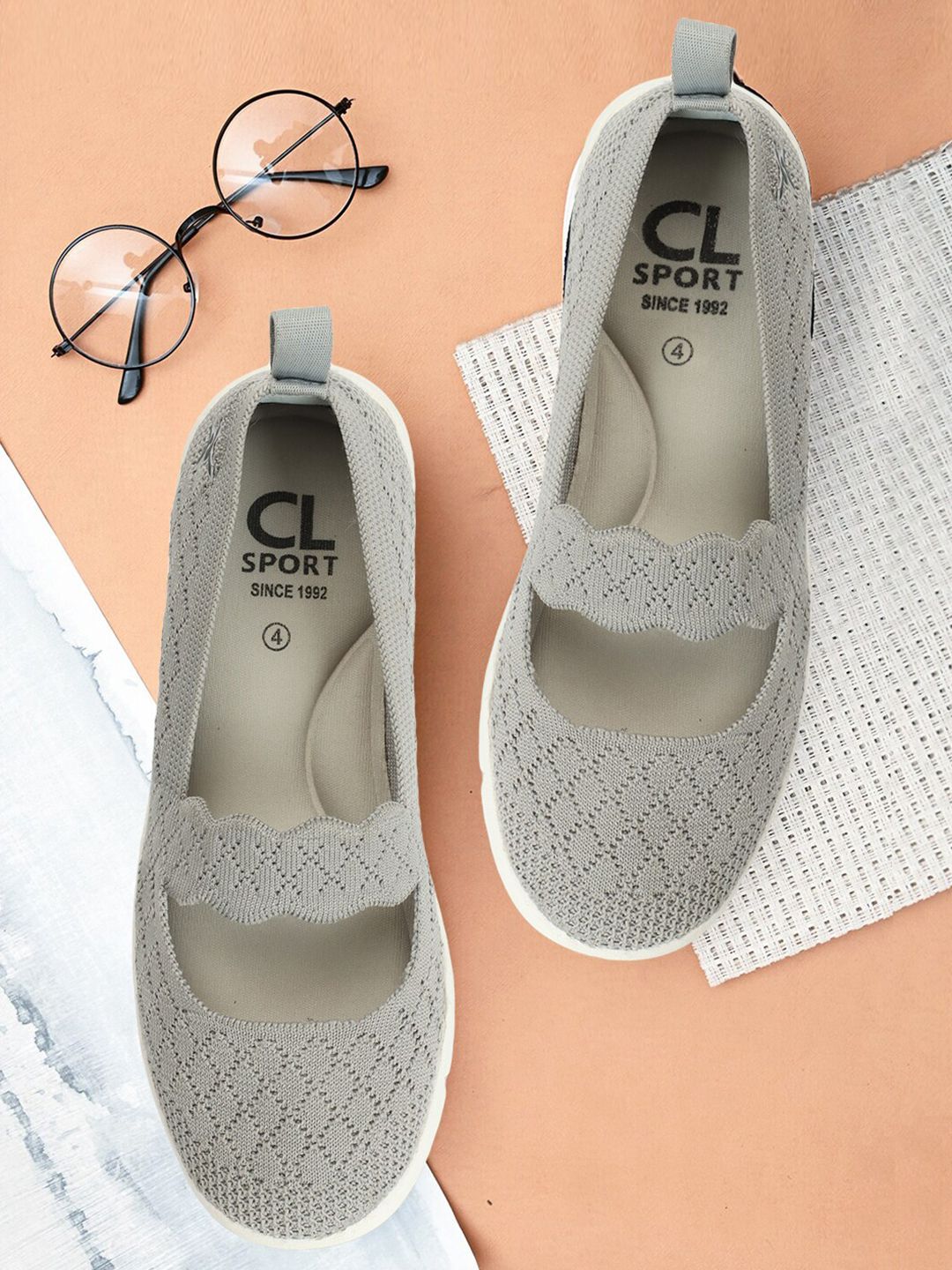 Carlton London sports Women Flyknit Mesh Walking Shoes-image-19