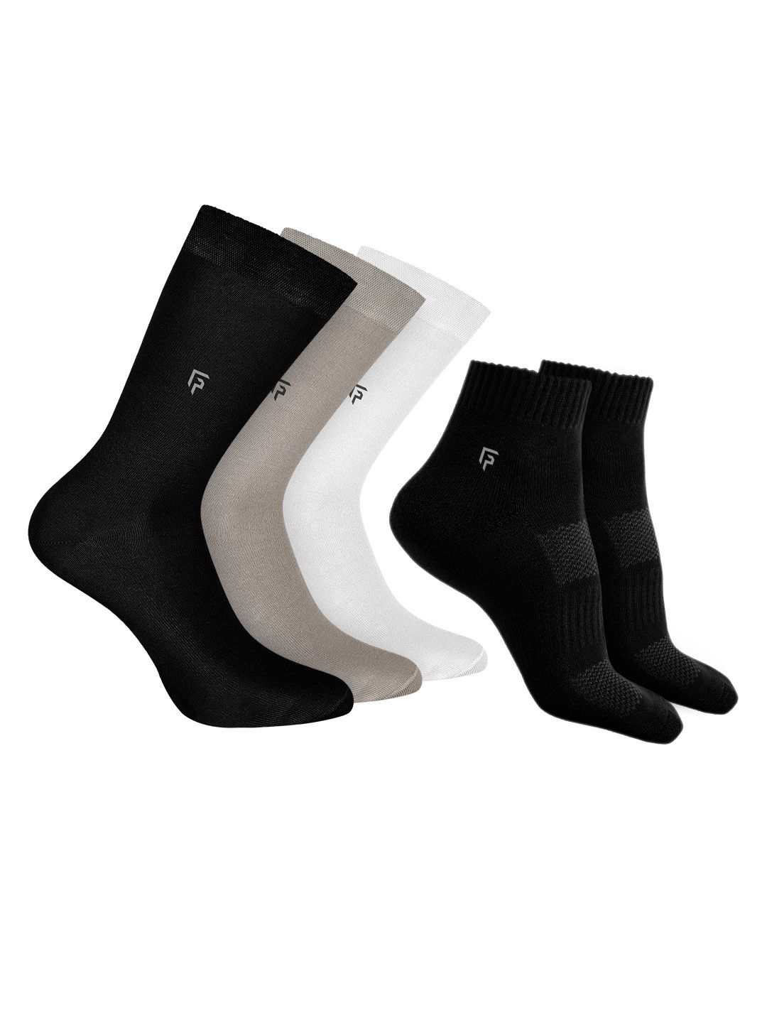 FOOTPRINTS Men Pack Of 5 Anti-Odour & Anti-Bacterial Socks-picture-41