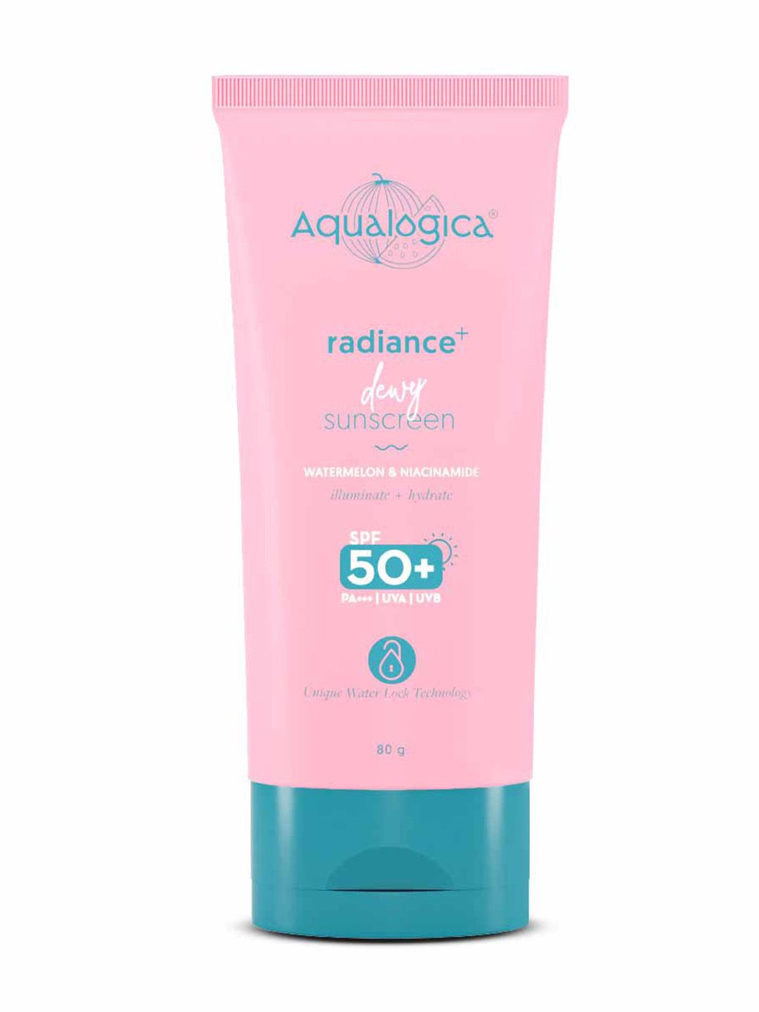 Aqualogica Radiance+ Dewy Sunscreen with Watermelon & Niacinamide SPF50 PA+++ - 80g-picture-18