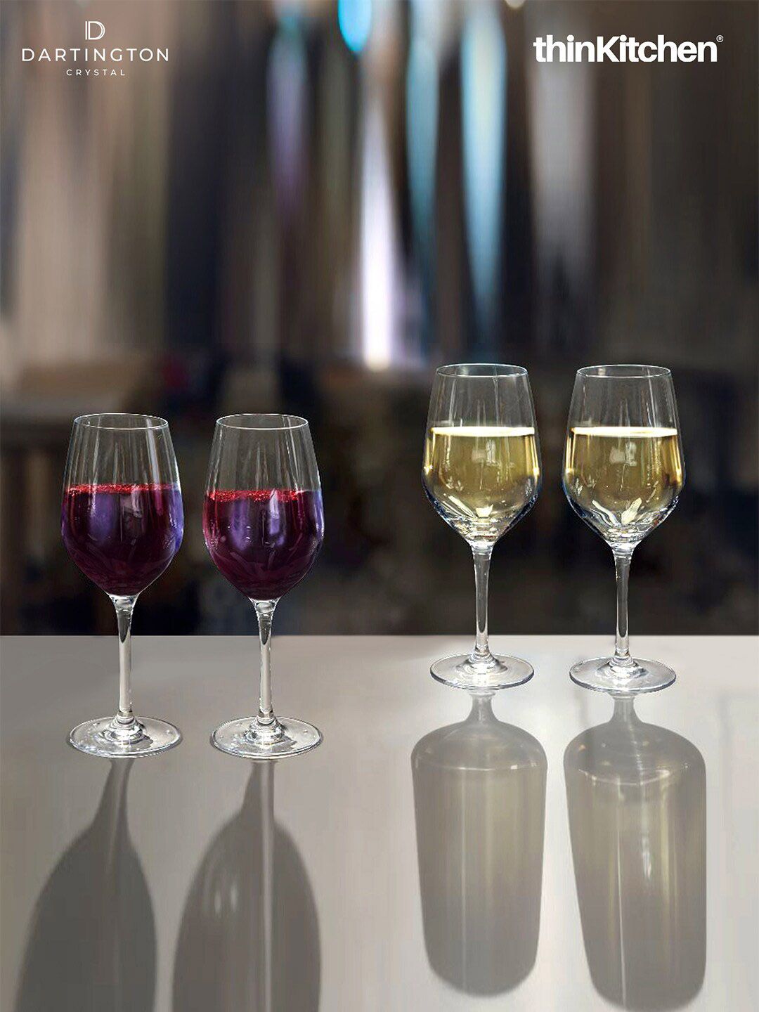 DARTINGTON Transparent 2 Pieces Wine Glasses-image-24