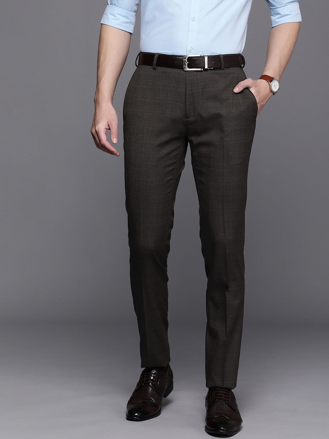 Men’s Tailored Fit Formal Trousers - Belmont - Beige