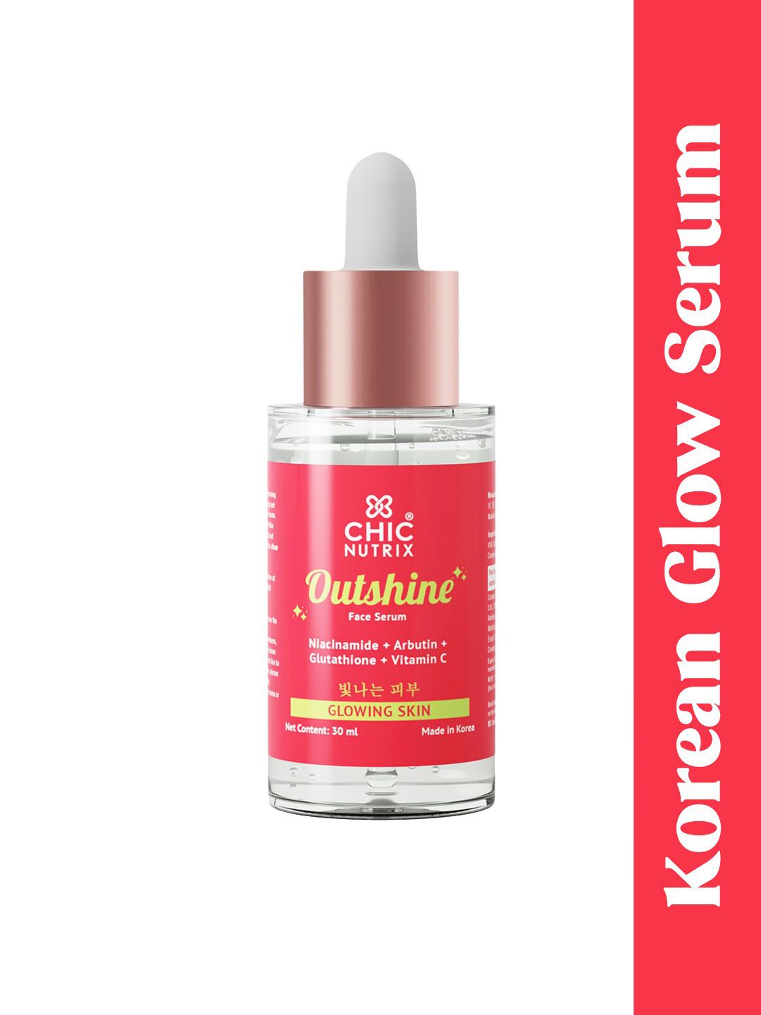 CHICNUTRIX Outshine Skin Glow Face Serum with Niacinamide & Arbutin - 30 ml-picture-15