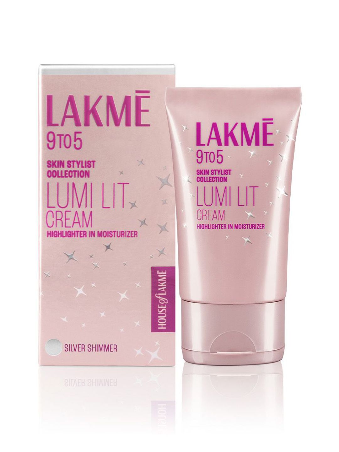 Lakme 9 to 5 Lumi Lit Highlighter in Moisturizer Cream 60 g - Silver Shimmer-picture-20