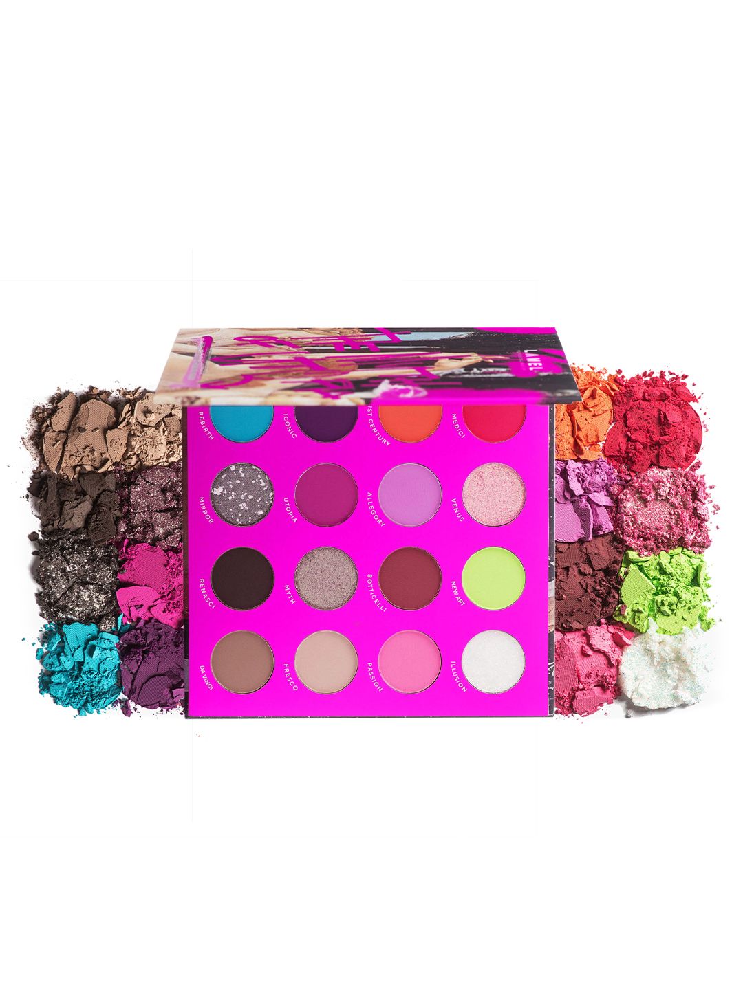 LAMEL The Myth of Utopia Eyeshadow Palette - 16gm - 401 Eden Garden-picture-35