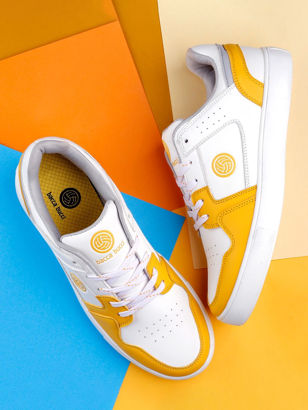 bacca bucci Men Simba Colourblocked Non-Slip Shock-Proof Sneakers