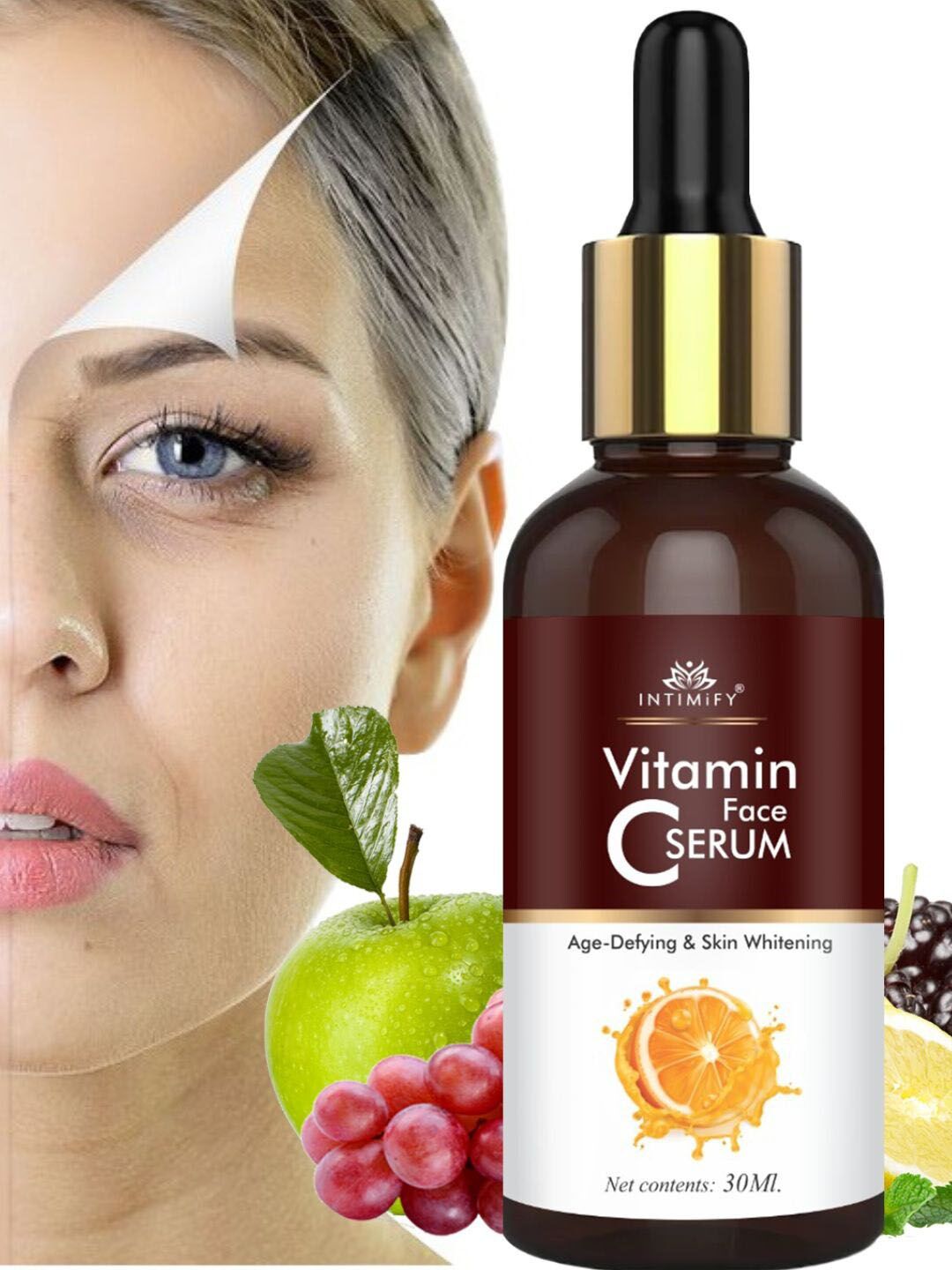 INTIMIFY Vitamin C Serum for Age Defying & Skin Whitening - 30 ml-picture-37