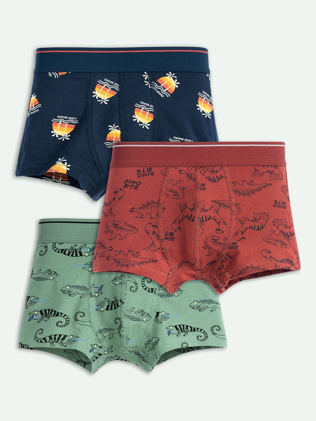 ariel Boys Pack of 3 Assorted Trunk-picture-41