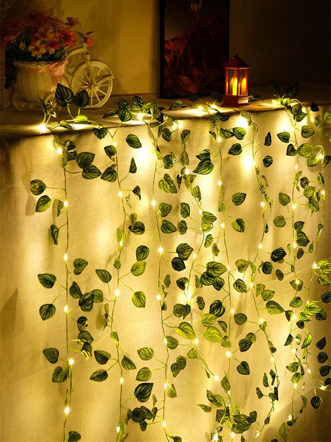 ALILA Green LED Money Plant Leaf String Light-image-46