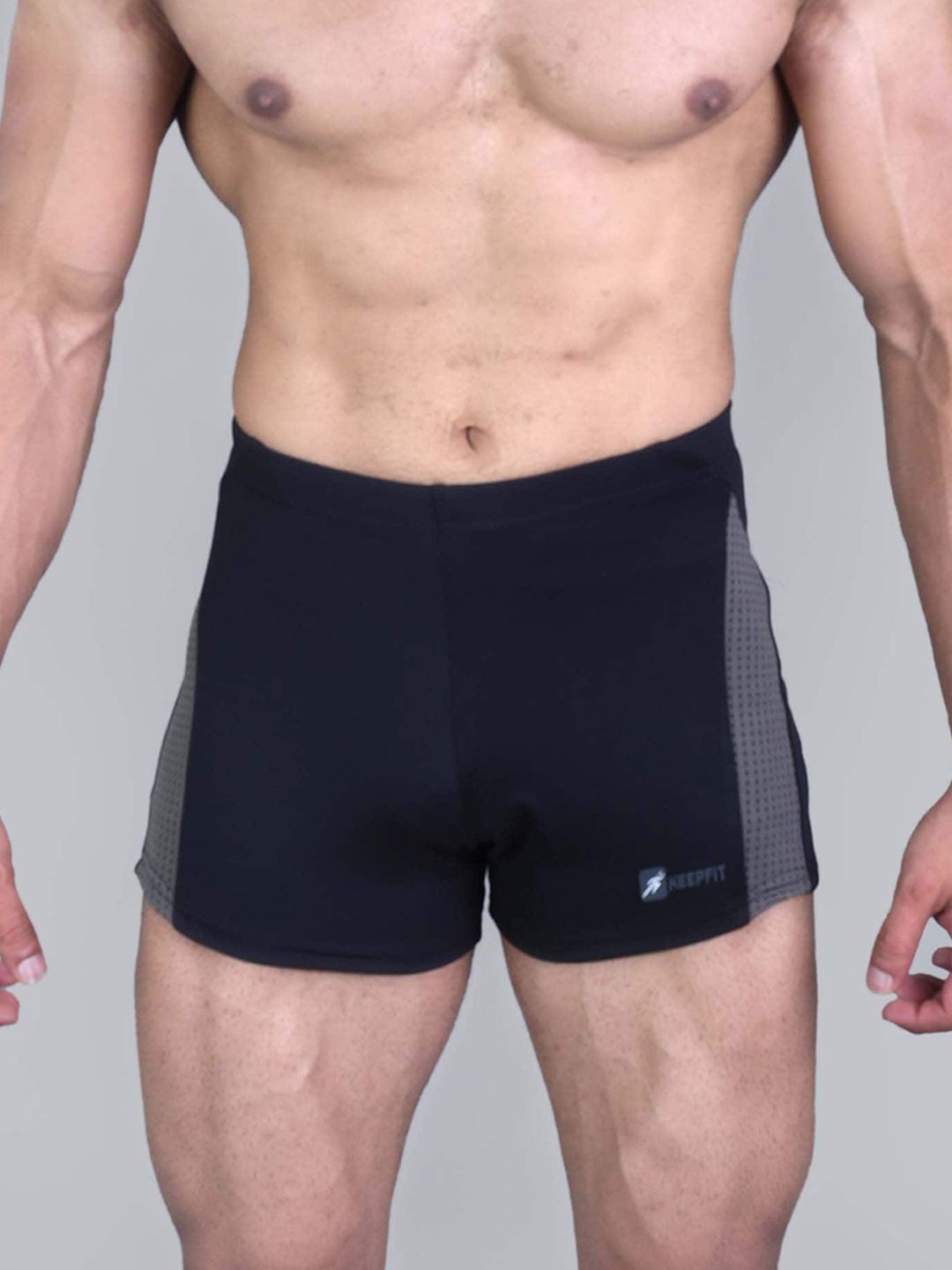 Keepfit Men Mid-Rise Breathable Swim Trunks-image-28