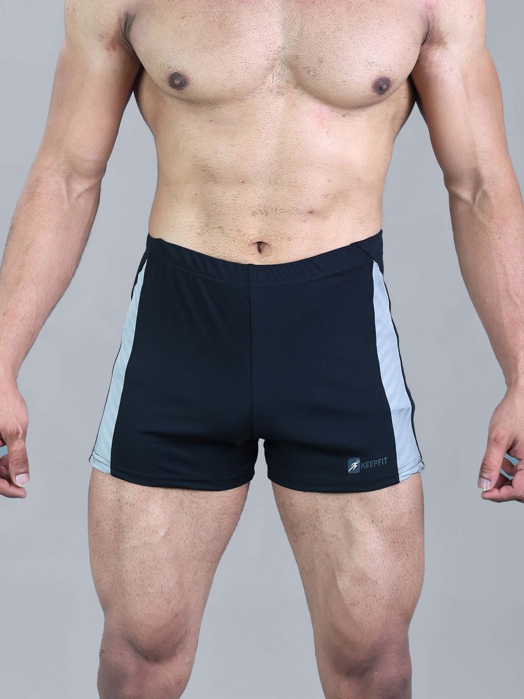Keepfit Men Mid-Rise Breathable Swim Trunks-picture-25