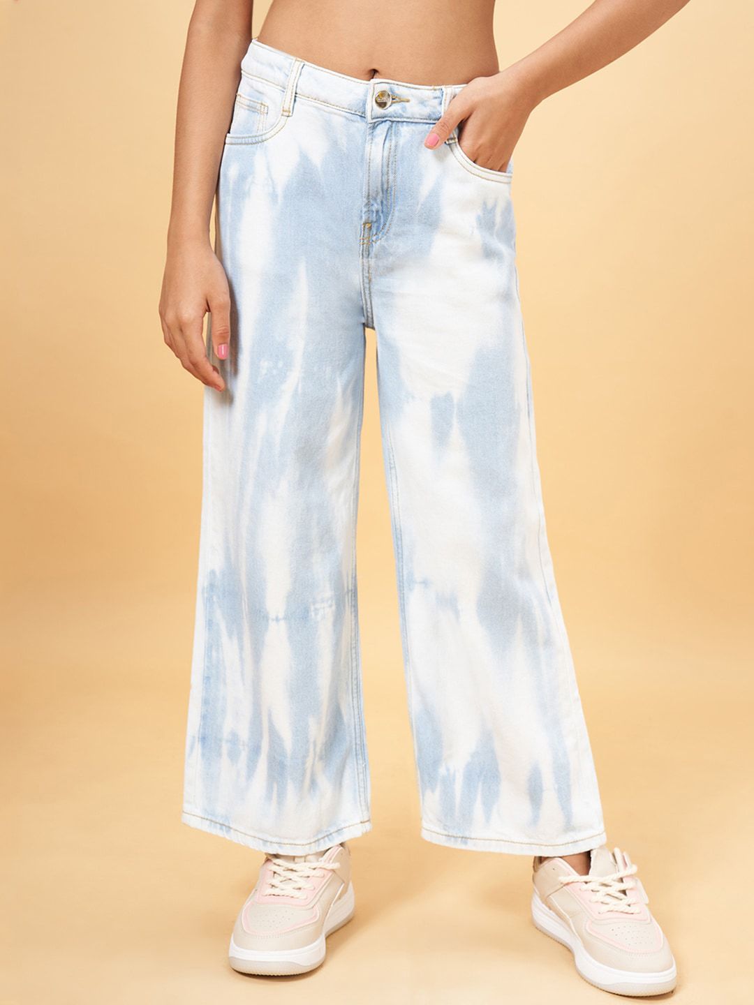 Coolsters by Pantaloons Girls Mid-Rise Mildly Distressed Heavy Fade Cotton Jeans-picture-17