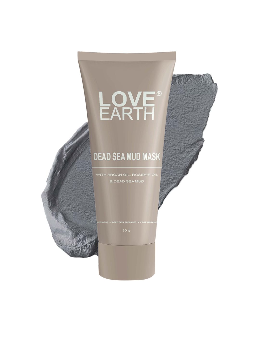 LOVE EARTH Dead Sea Mud Mask With Argan Oil, Rosehip Oil
& Dead Sea Mud - 50g-picture-16