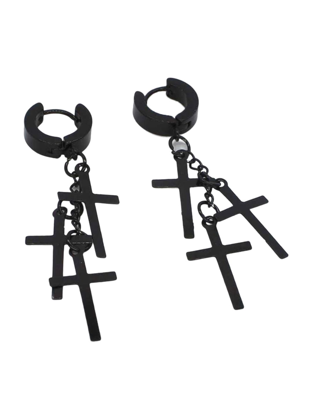 VIEN Unisex Cross Drop Earrings-picture-36