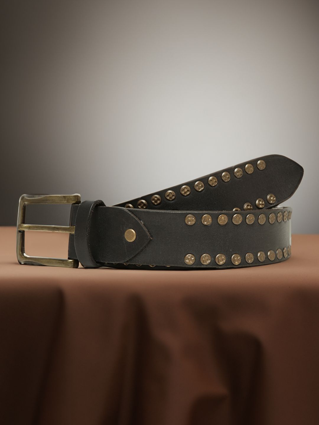 ART N VINTAGE Men Textured Leather Belt-picture-25
