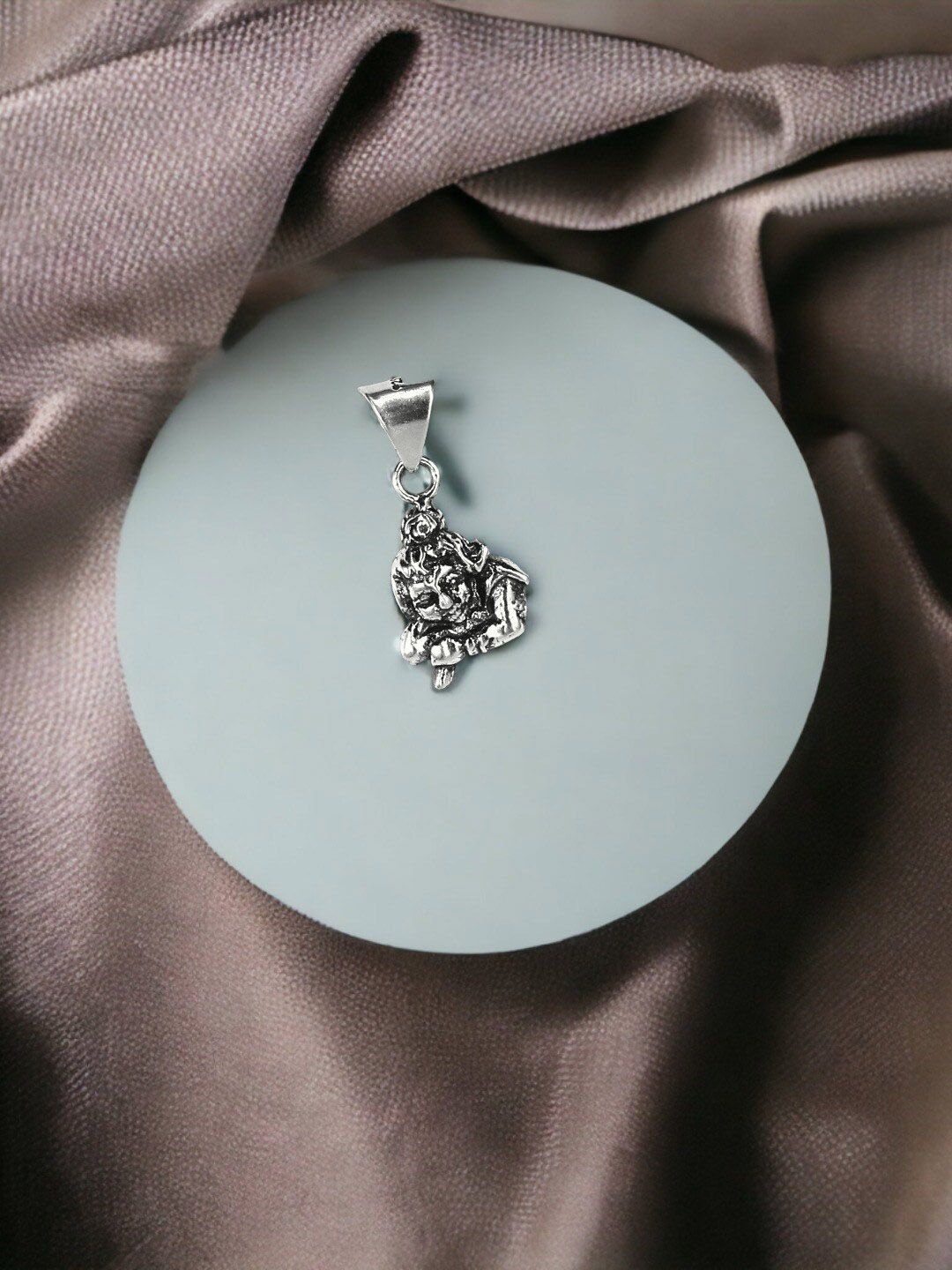 Taraash Kids 925 Sterling Silver Bal Krishna Pendant-picture-16