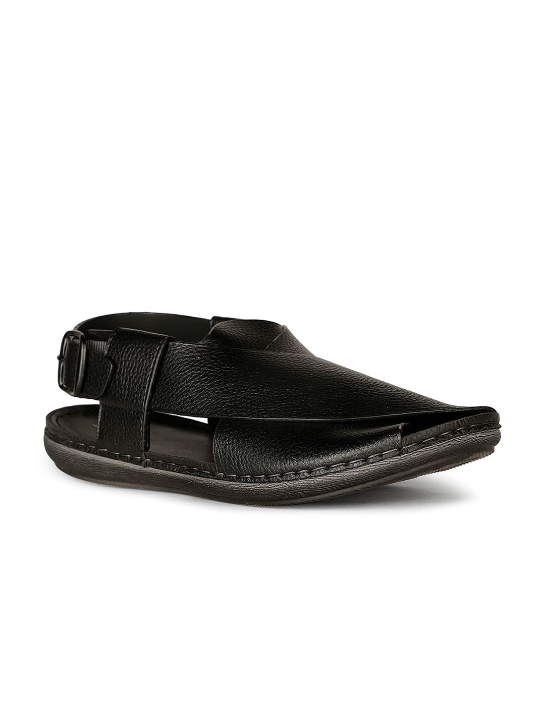 Bata Men Shoe-Style Sandals With Buckle Closure-image-47