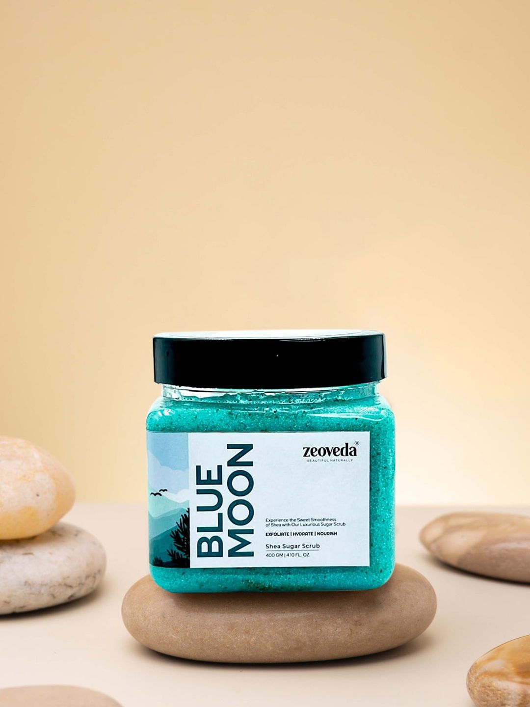 Zeoveda Blue Moon Shea Sugar Scrub - 400g-picture-14