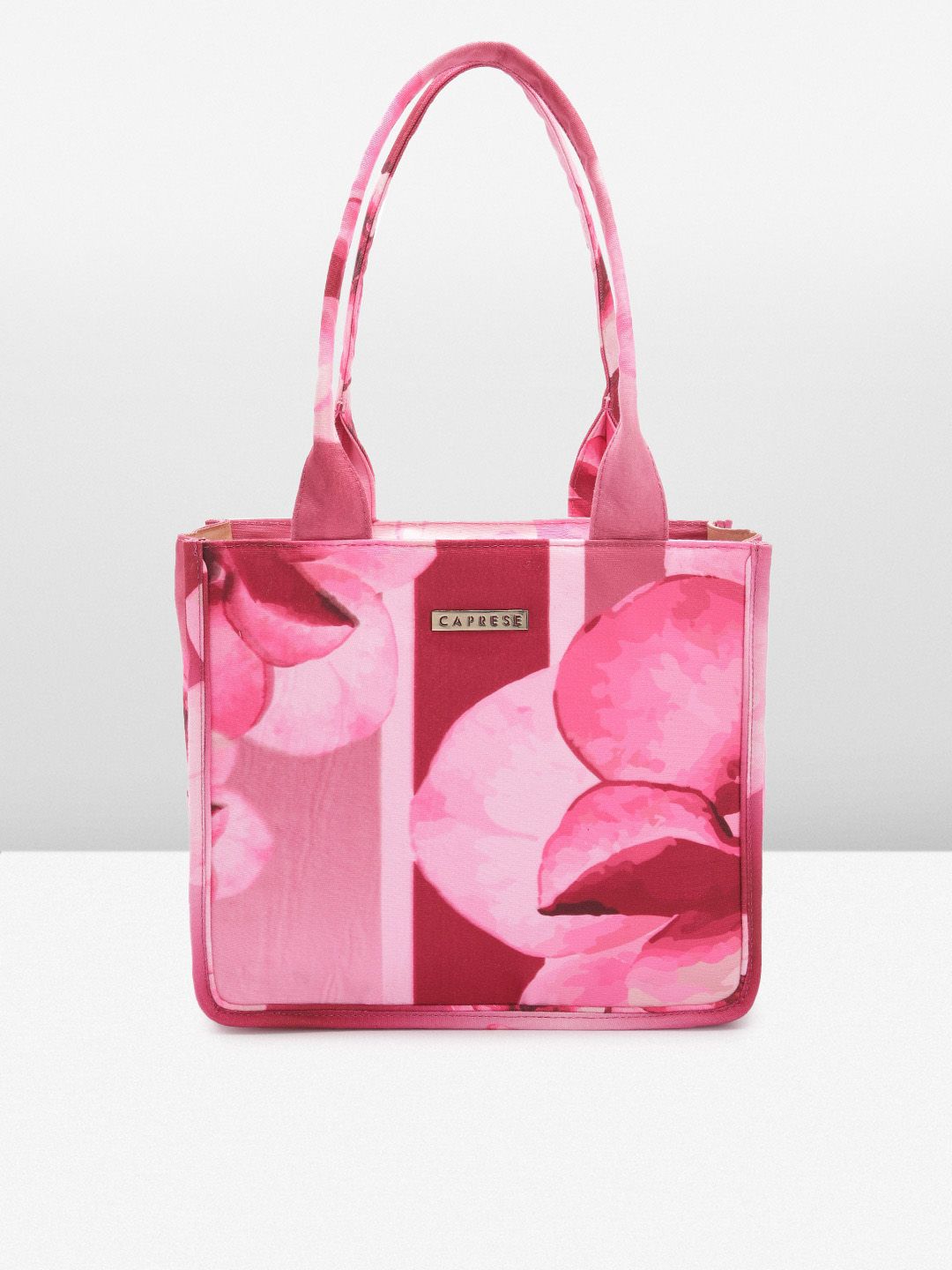 Caprese Floral Printed Structured Shoulder Bag-picture-40