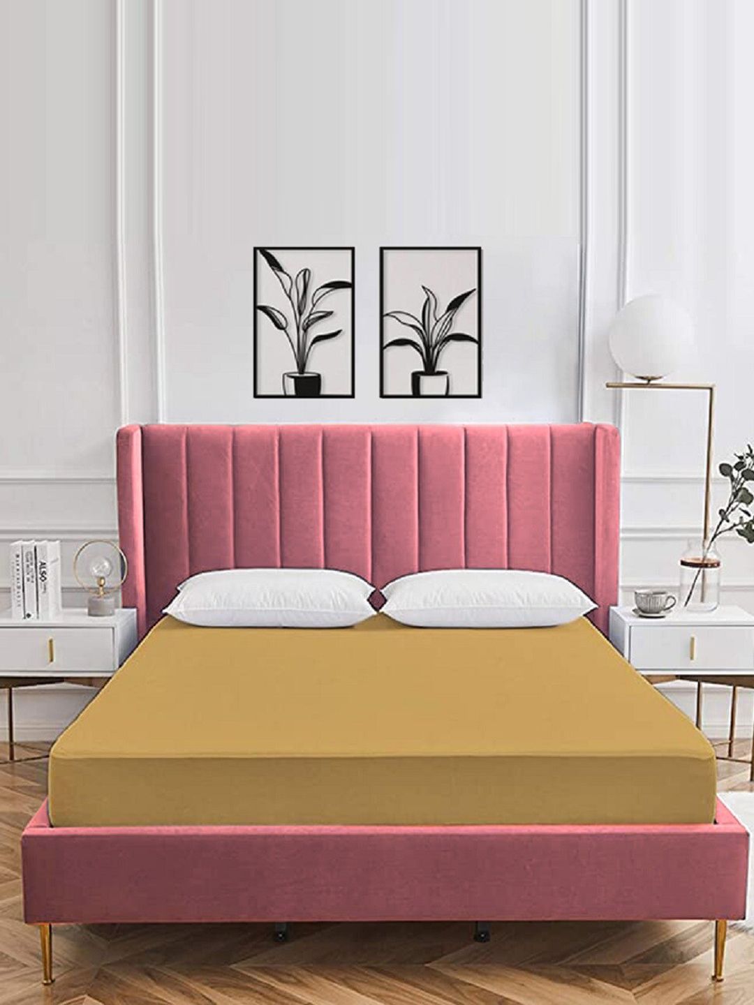 Wakeup India Brown Water Resistant Queen Mattress Protector-picture-31