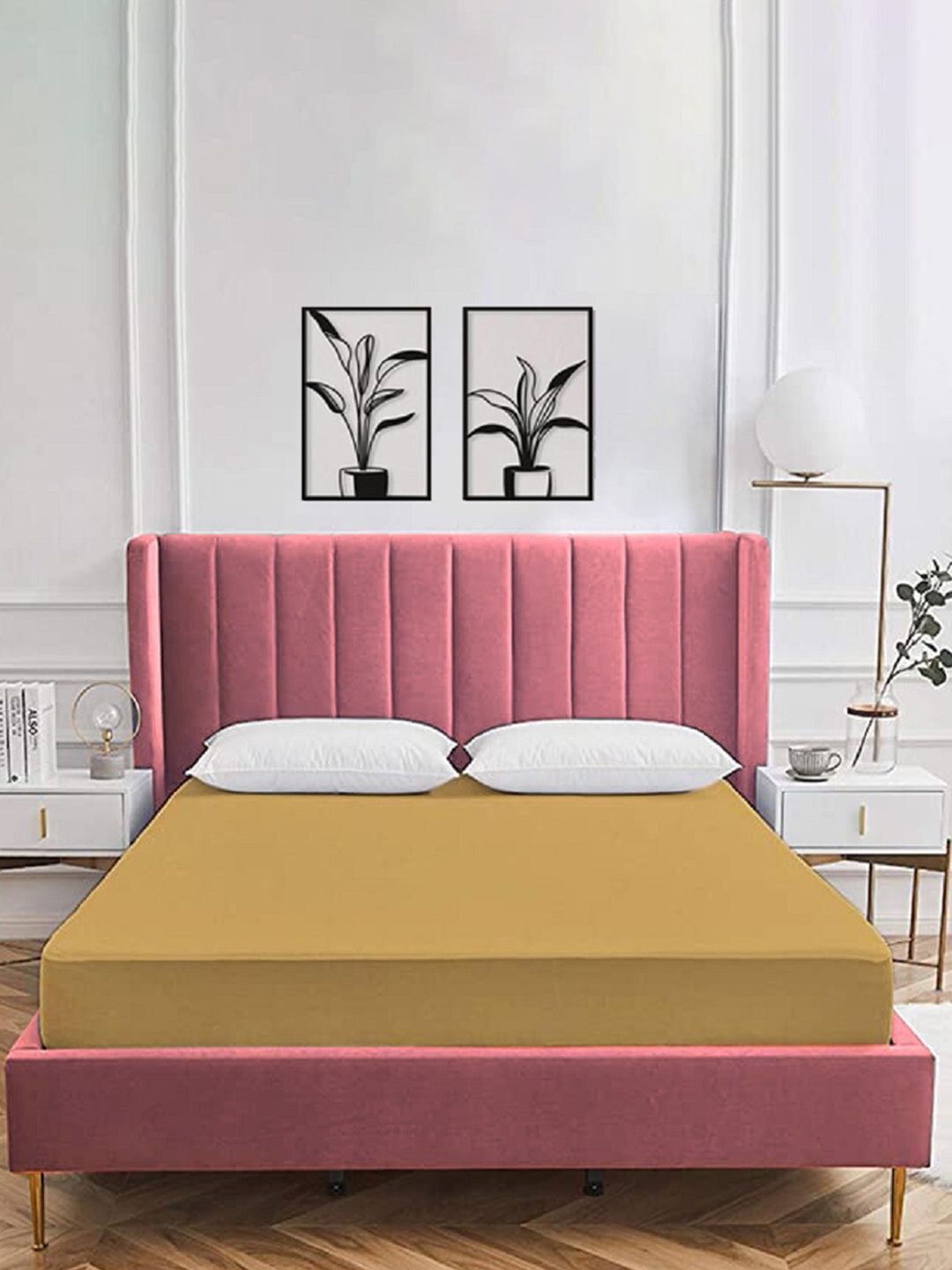 Wakeup India Brown  Water Resistant Queen Mattress Protector-picture-18