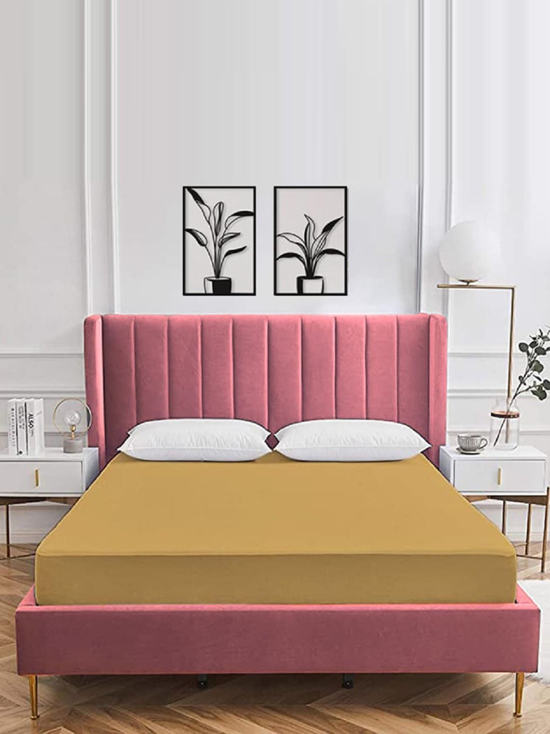 Wakeup India Brown Terry Cotton Water Resistant Single Mattress Protector-picture-19