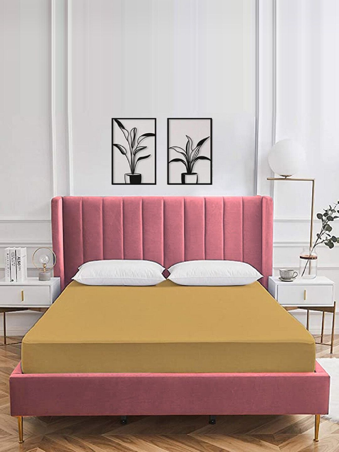 Wakeup India Brown Terry Cotton Water Resistant Large Mattress Protector-picture-13