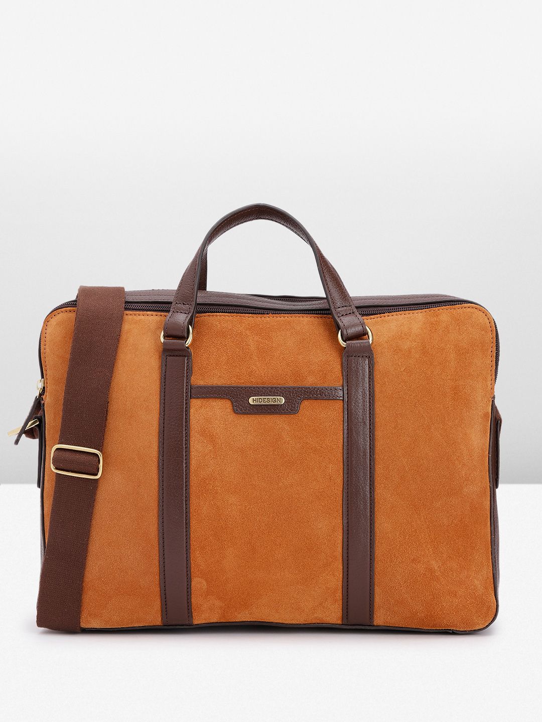 Hidesign Men Leather Messenger Bag-image-26