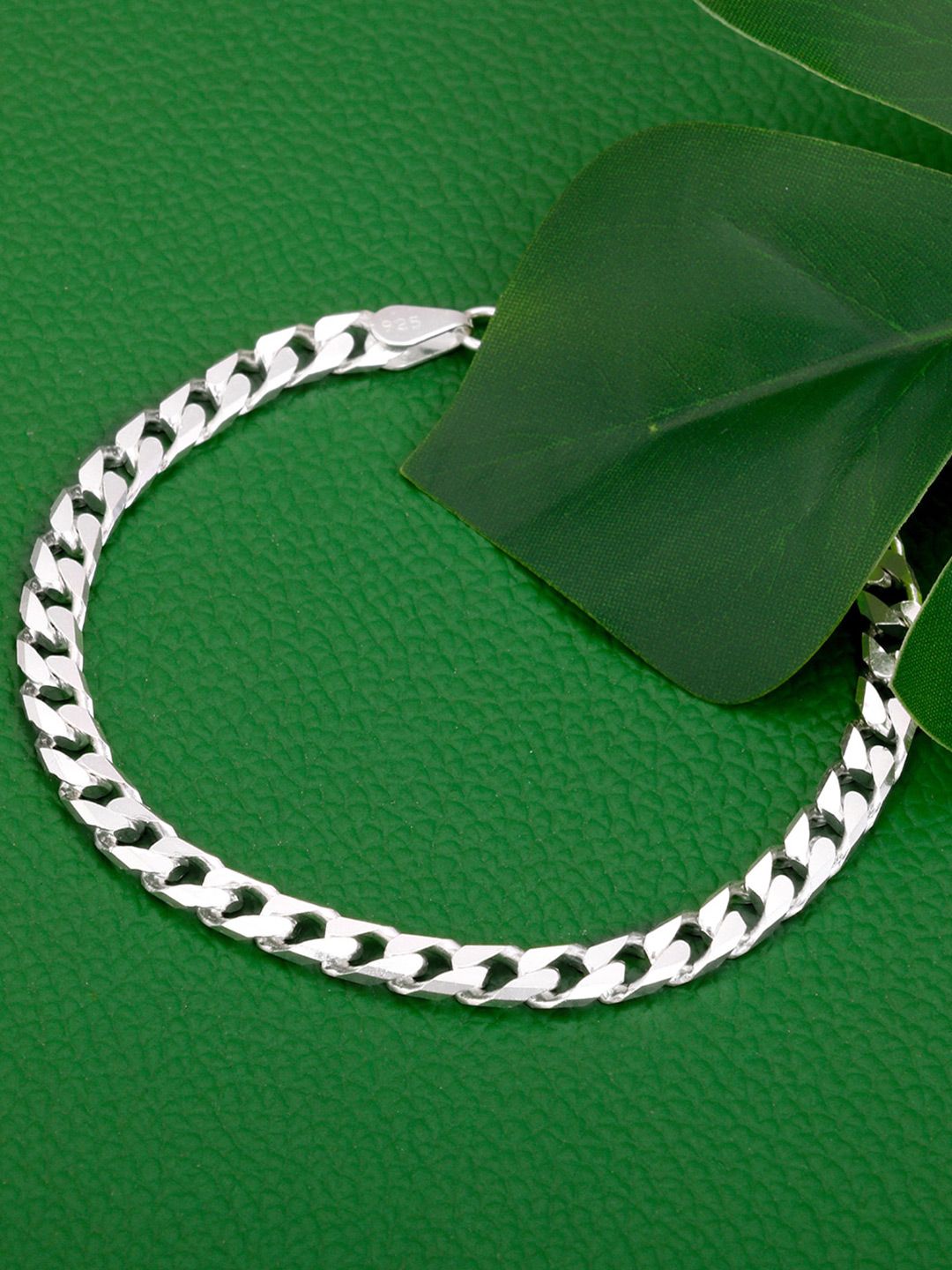 GIVA Men 925 Sterling Silver Rhodium-Plated Adjustable Link Bracelet-picture-27