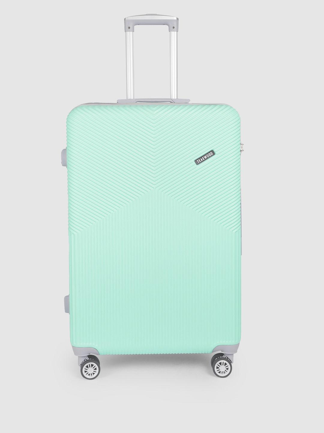 Teakwood Leathers Textured Hard-Sided Large Suitcase Trolley Bag 114.75 ...