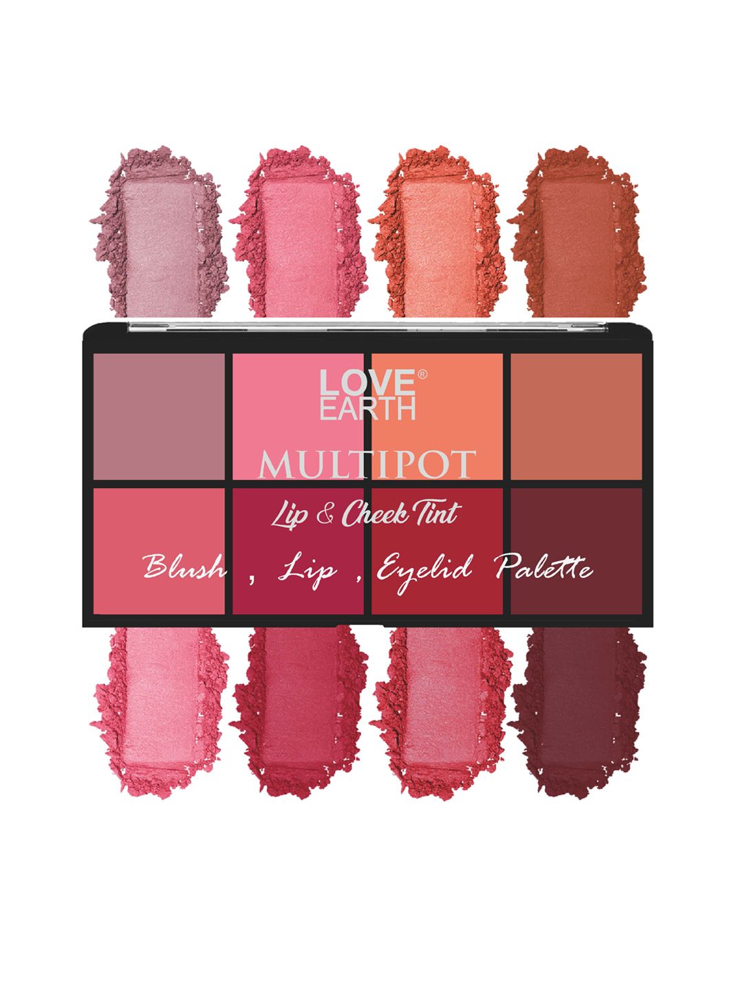 LOVE EARTH Multipot Lip & Cheek Tint Blush Lip Eyelid Palatte - LE144-picture-46