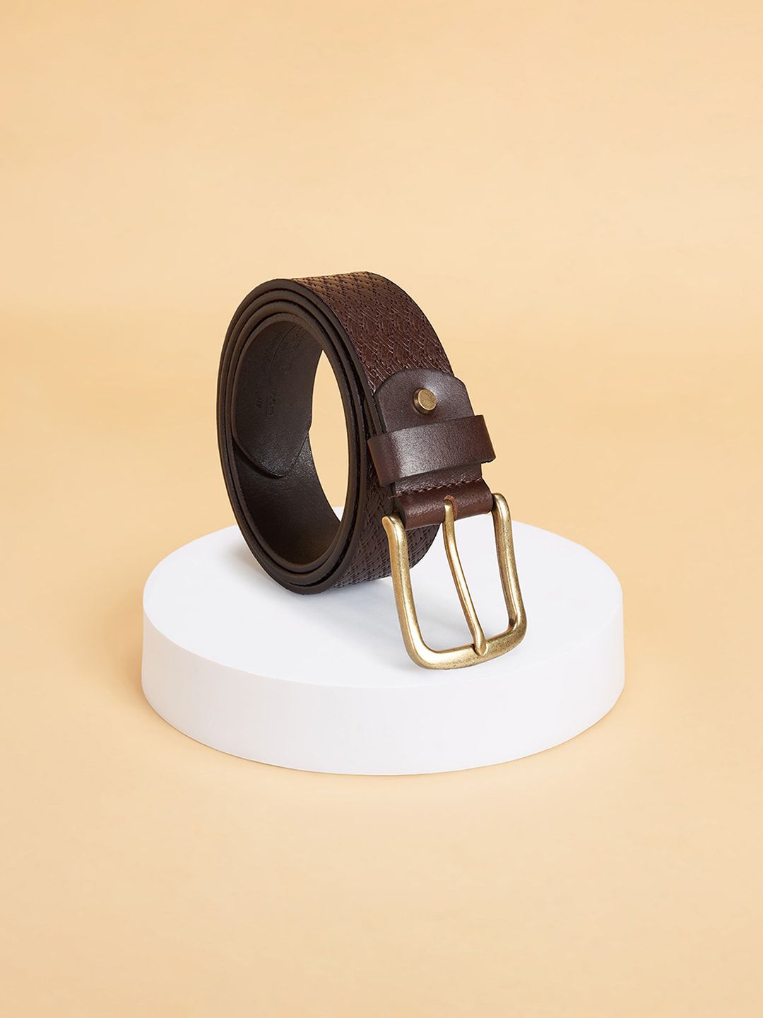 BYFORD by Pantaloons Men Textured Leather Formal Belt-picture-31