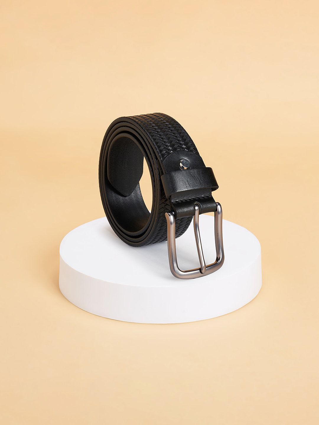 BYFORD by Pantaloons Men Textured Leather Formal Belt-picture-10