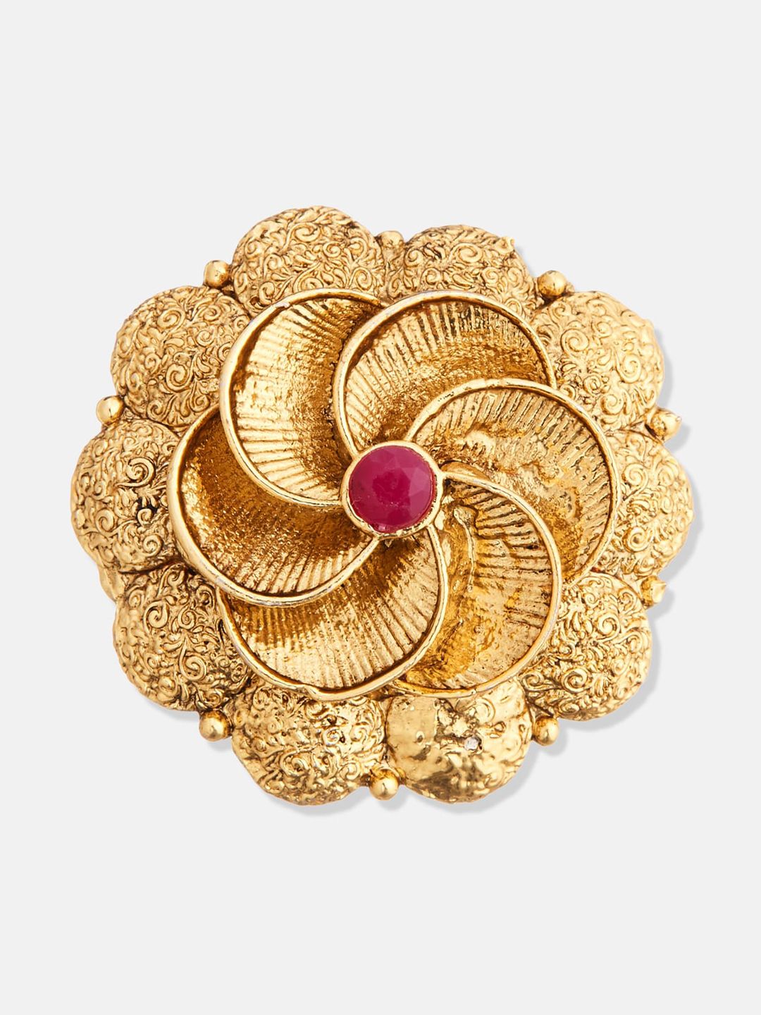ATIBELLE Pack Of 3 Silver Plated and Gold Plated Finger Ring
