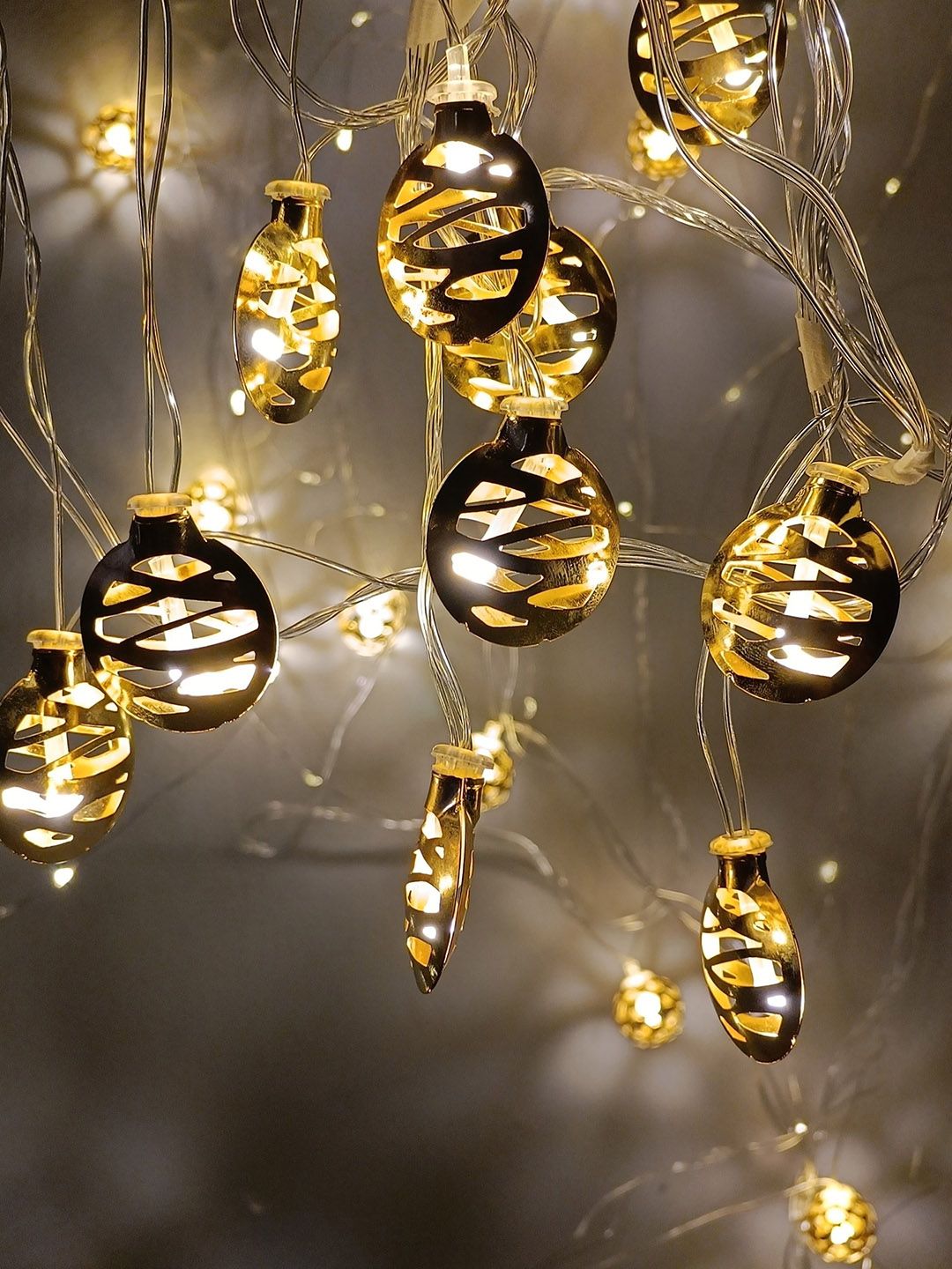 Homesake Golden & White Moroccan Copper Fairy String Lights-image-32