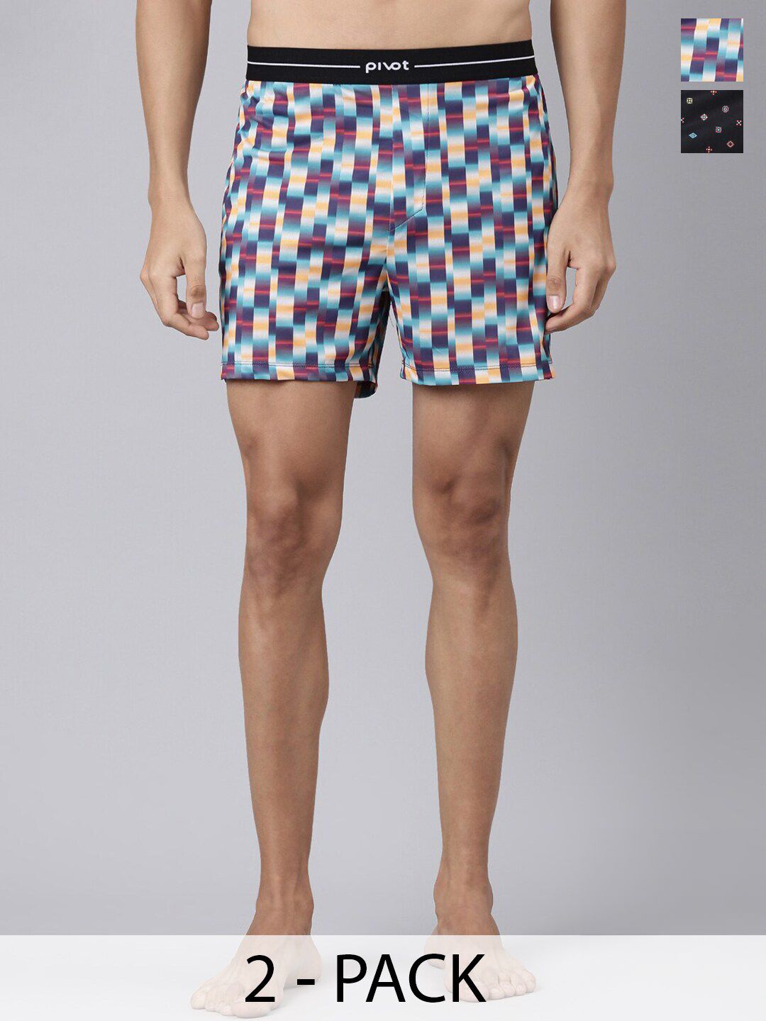 pivot Pack Of 2 Printed Anti Odour Boxers PT-S23-P2-BXR-01-picture-34