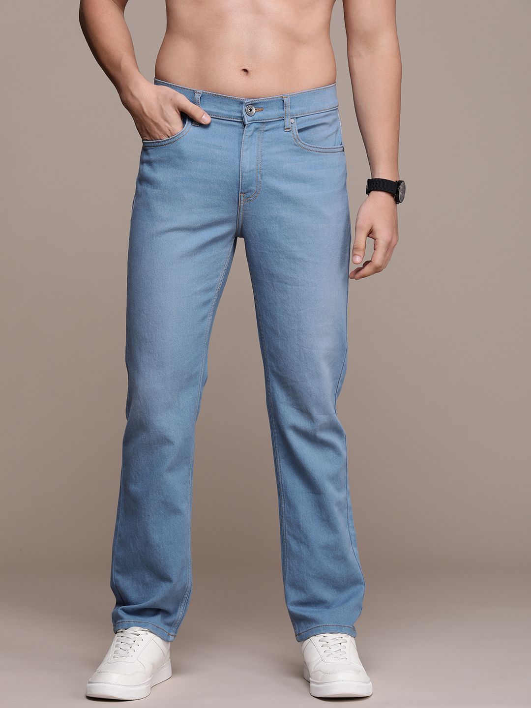 Roadster Men Regular Fit Stretchable Jeans