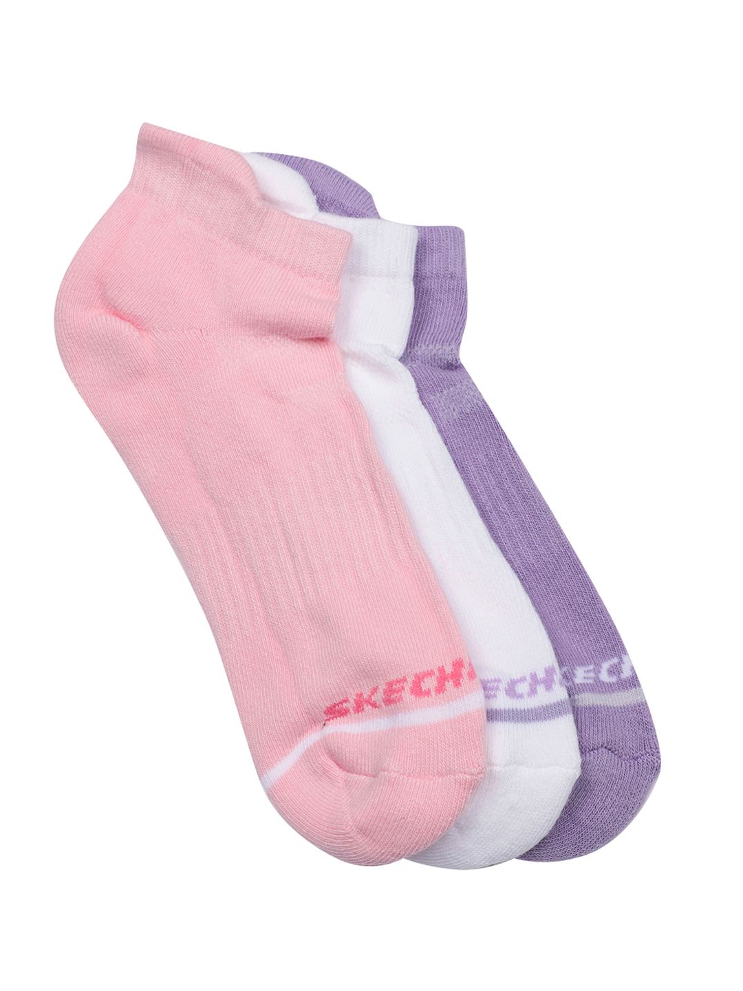 Skechers Women Set of 3 Patterned Ankle Length Socks-image-27