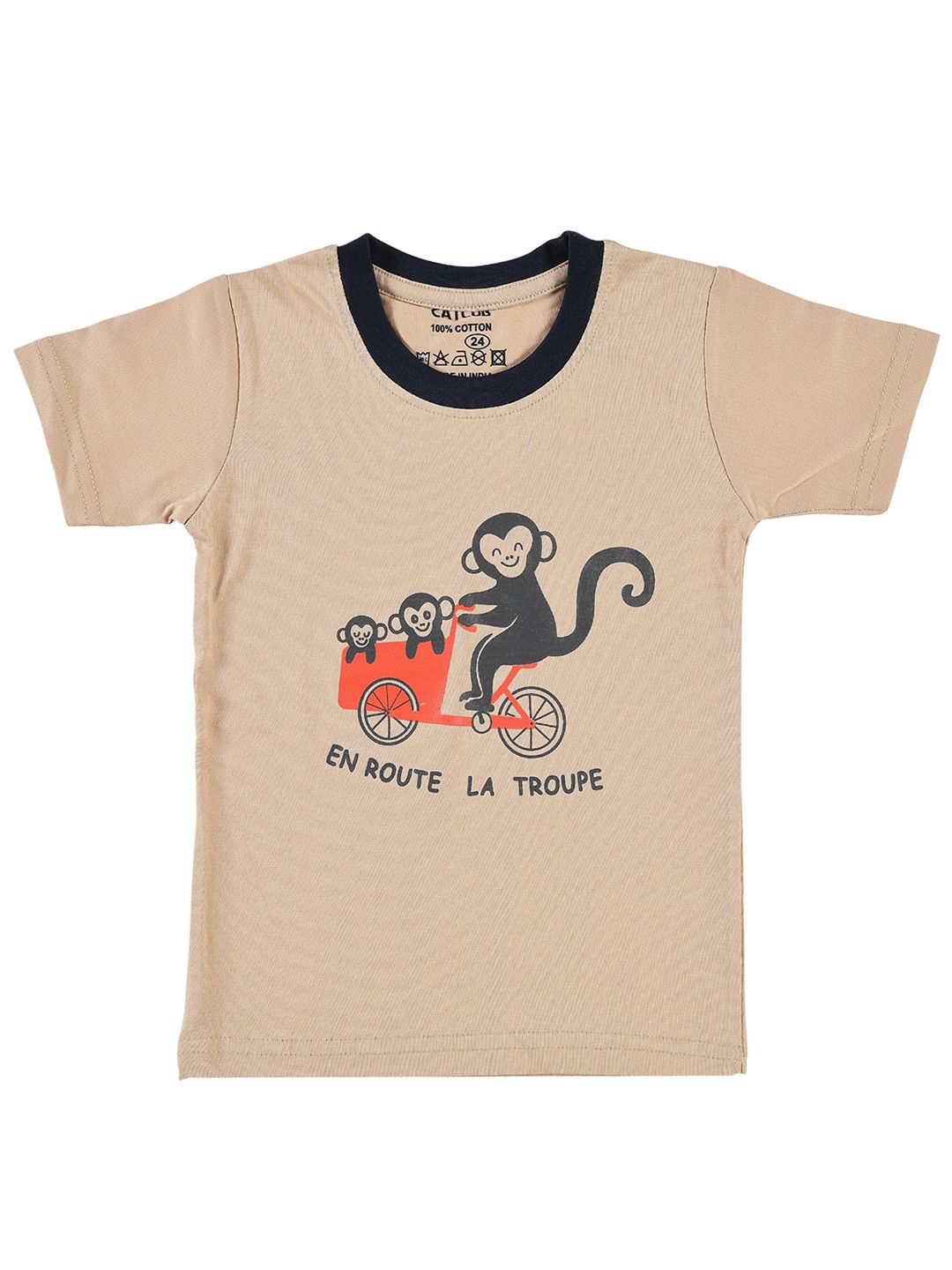 CATCUB Kids Graphic Printed Round Neck Cotton Regular T-shirt-picture-25