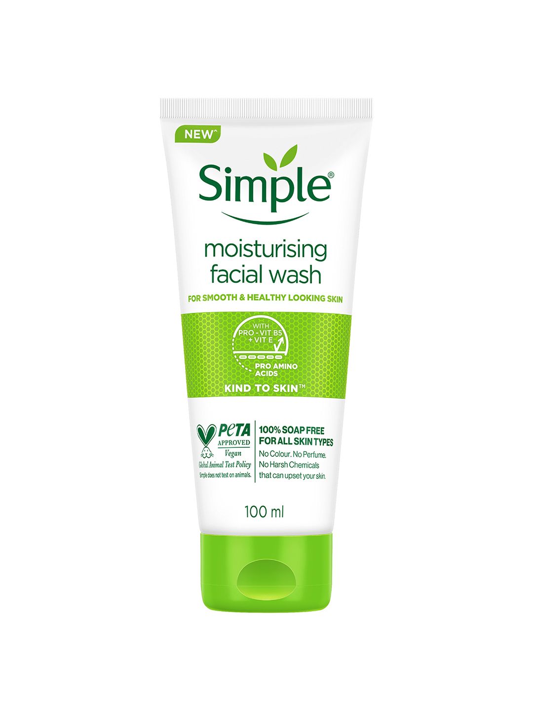 Simple Kind to Skin Moisturising Facial Wash with Pro-Vit B5 & Vit E  - 100ml-picture-30