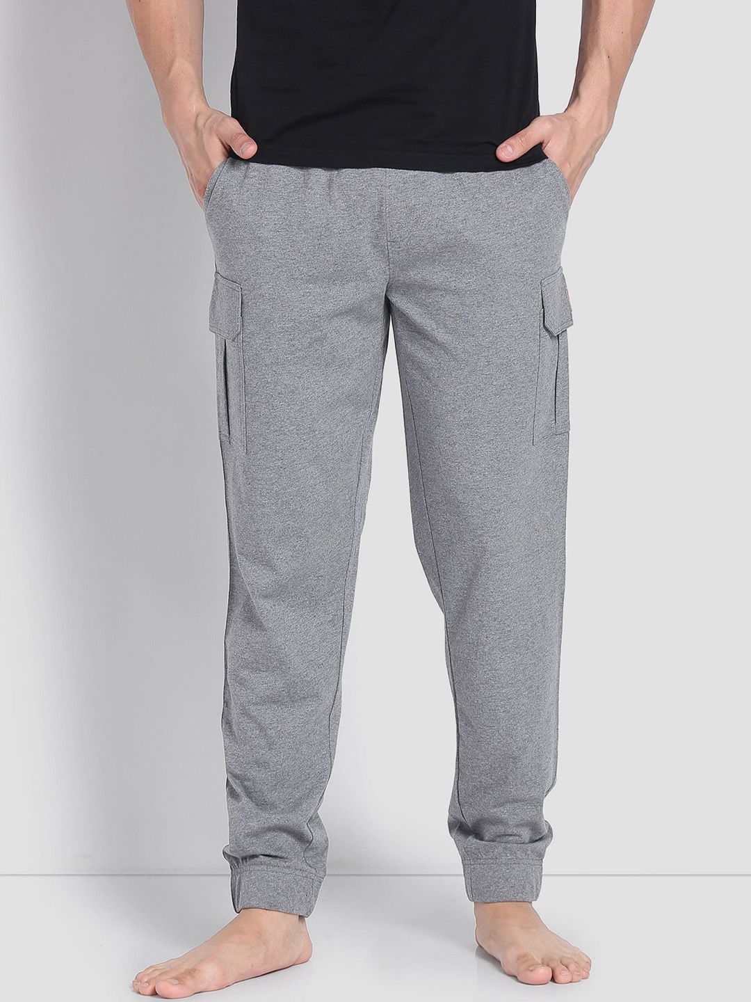 U.S. Polo Assn. Men Mid-Rise Lightweight Utility OJ002 Lounge Cargo Joggers-picture-31
