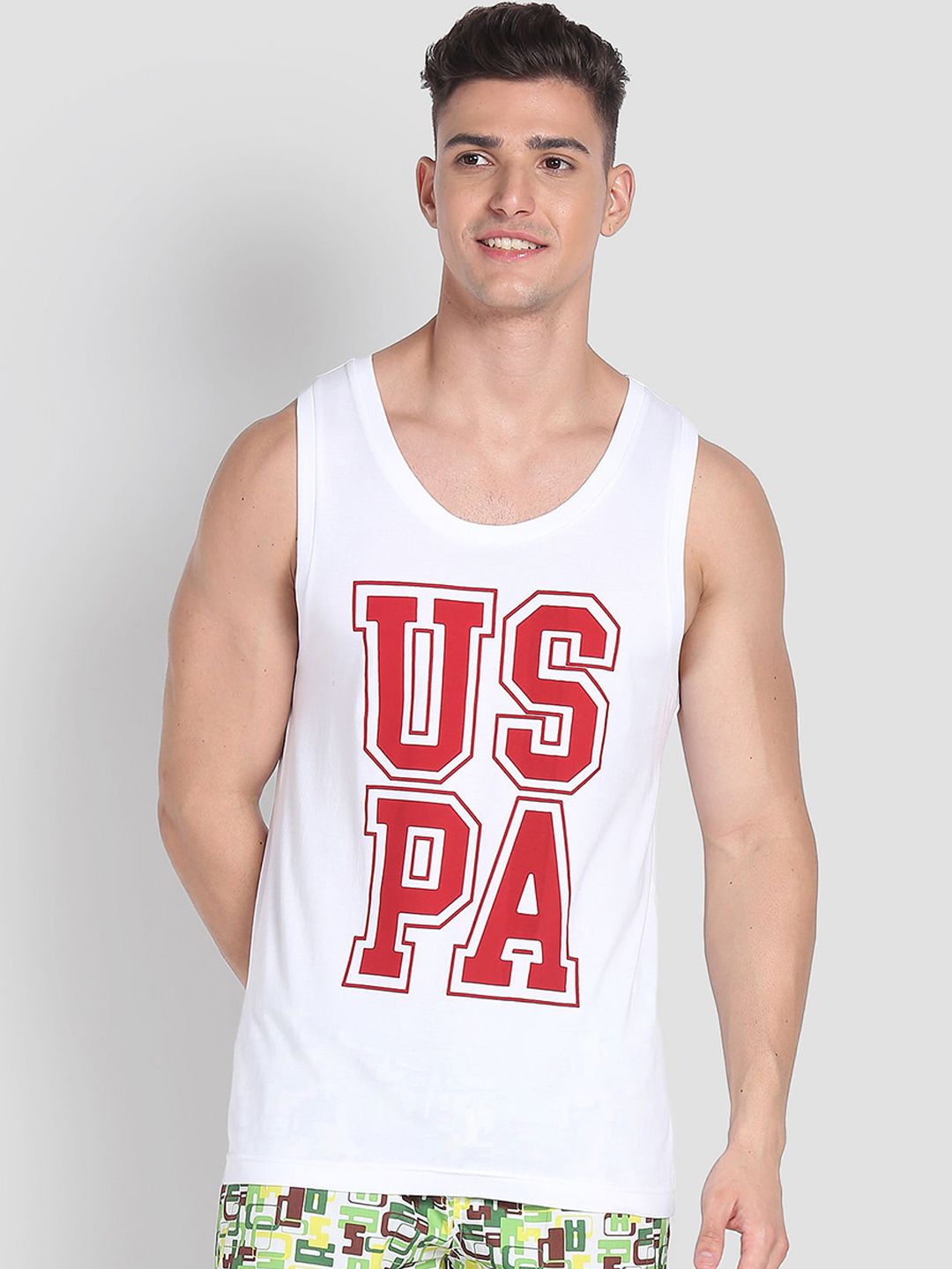 U.S. Polo Assn. Printed Pure Cotton Innerwear IYBD Vests IYBD-001-PL-image-32