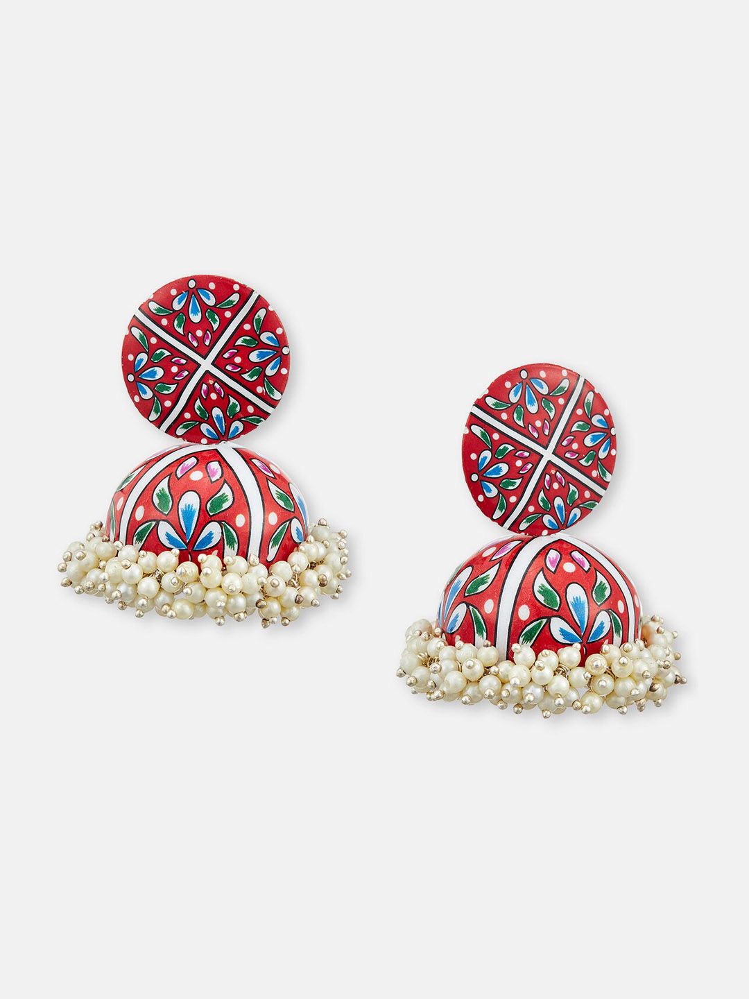 ATIBELLE Contemporary Jhumkas Earrings