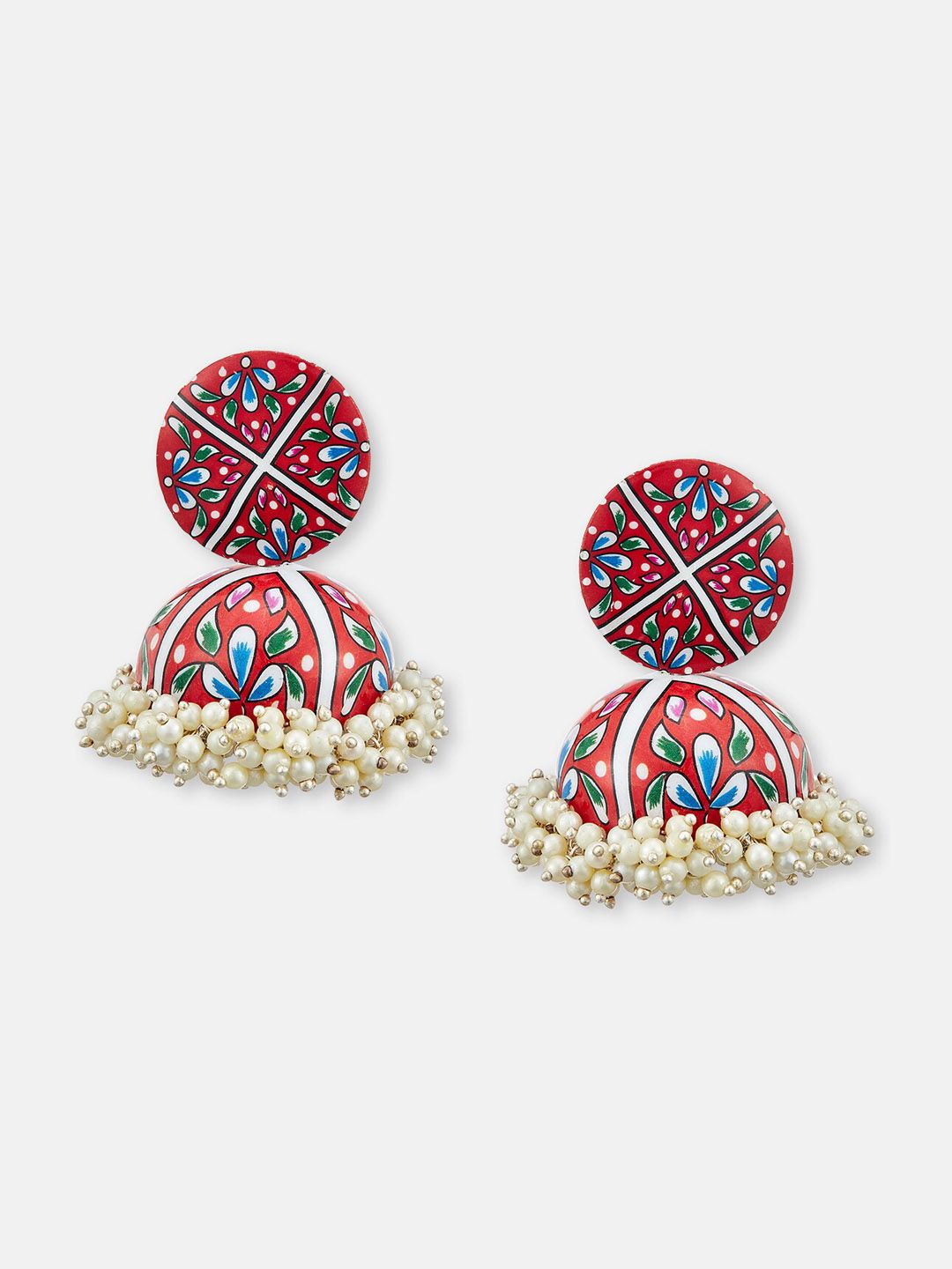 ATIBELLE Contemporary Jhumkas Earrings