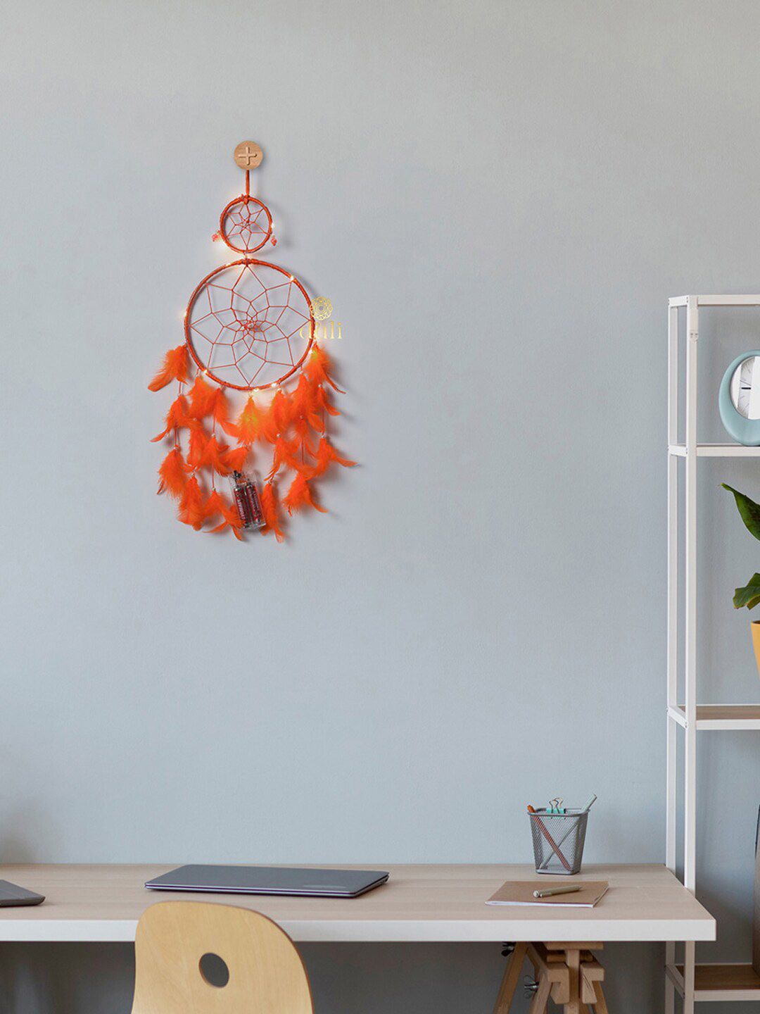 DULI Orange Colored & Red 2 Pieces Windchimes-picture-28