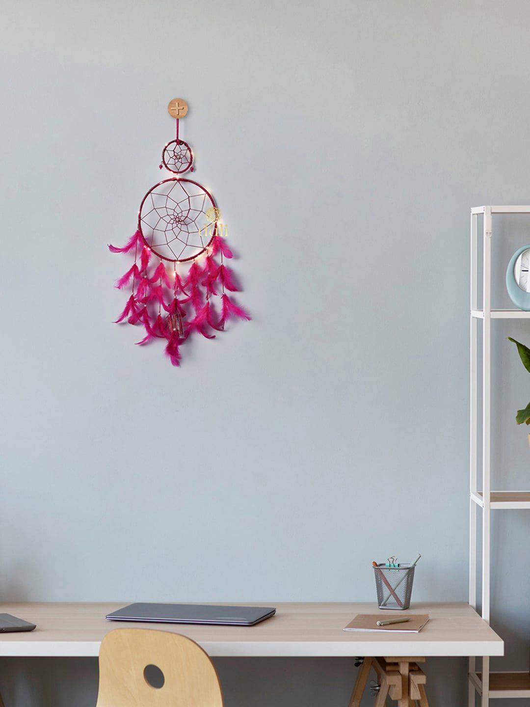 DULI Yellow & Orange 2 Pieces Colored Dreamcatcher-picture-37