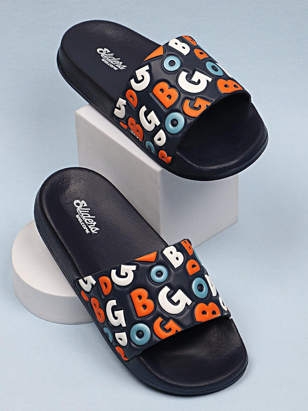 WELCOME Kids Typography Printed Sliders-picture-41