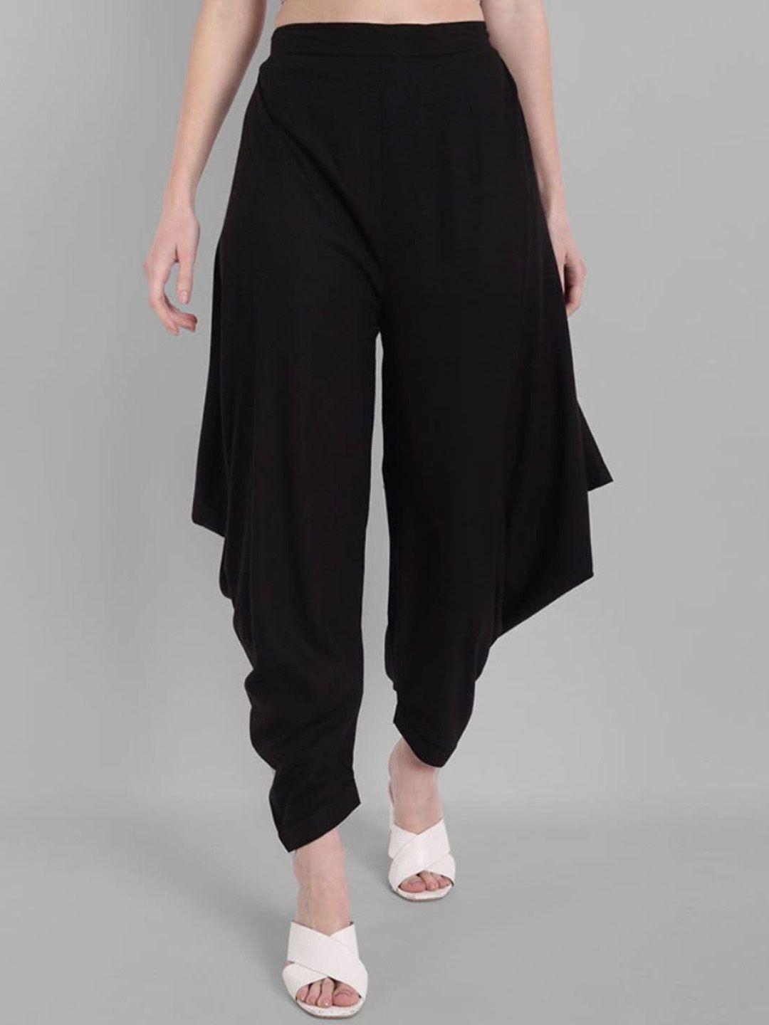Mera Rang Women Mid-Rise Pure Cotton Loose Fit Dhoti Pants-image-23